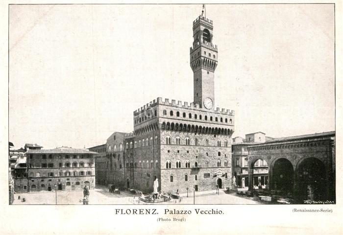 Firenze Florenz Palazzo Vecchio Palast Renaissance Serie Werbung Loeflunds Milch