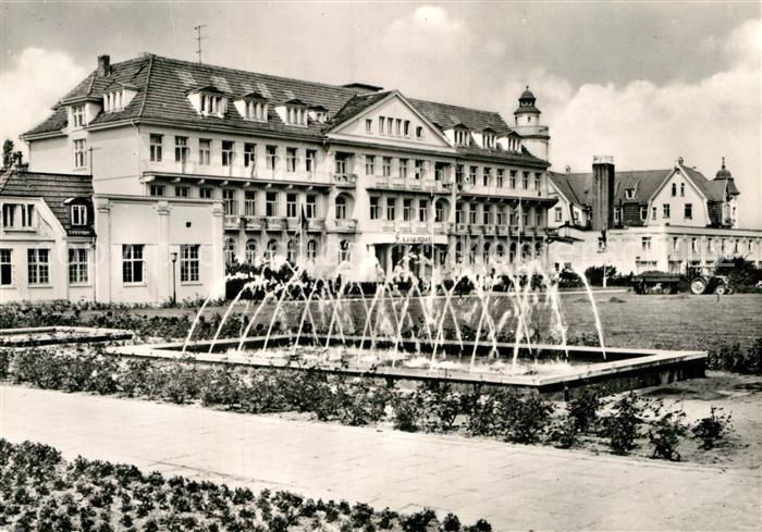 Kuehlungsborn Ostseebad FDGB Erholungsheim Georgi Dimitroff Wasserspiele