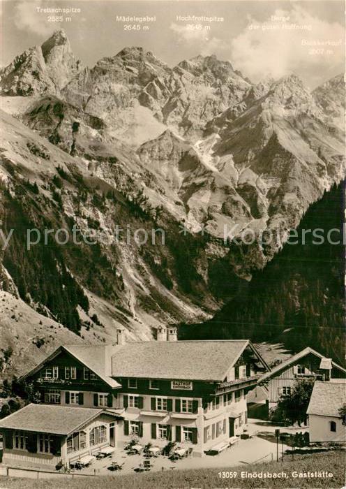 Einoedsbach Gaststaette Allgaeuer Alpen