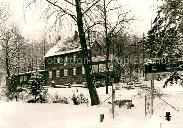 Bad Harzburg Braunschweiger Haus im Winter