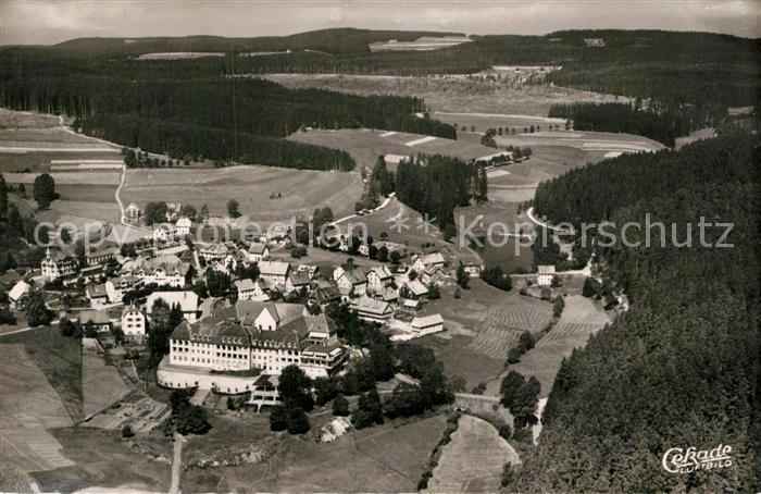 Friedenweiler Luftkurort im Schwarzwald Fliegeraufnahme