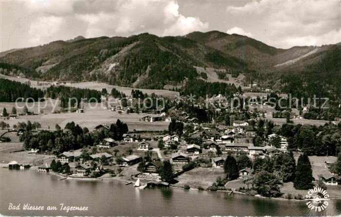 Bad Wiessee Tegernsee Fliegeraufnahme