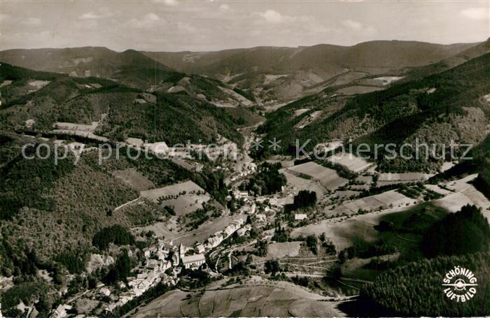 Bad Peterstal-Griesbach Kurort im Renchtal Schwarzwald Fliegeraufnahme