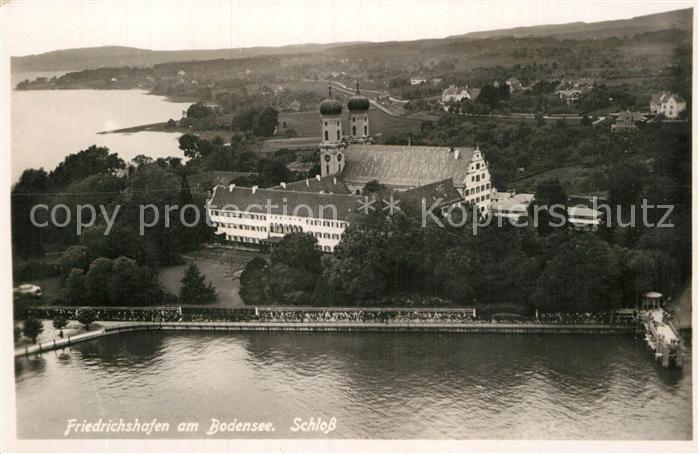 Friedrichshafen Bodensee Schloss Fliegeraufnahme