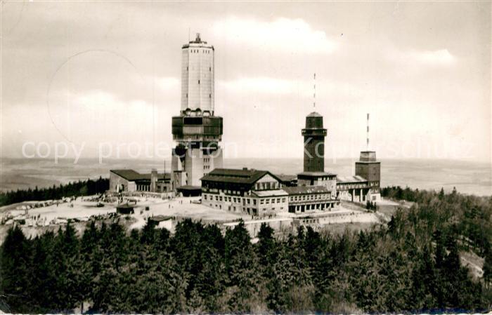 Grosser Feldberg Taunus Berghotel Gaststaette Fernsehturm Sender Fliegeraufnahme