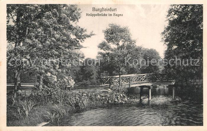 Burgsteinfurt Knueppelbruecke im Bagno