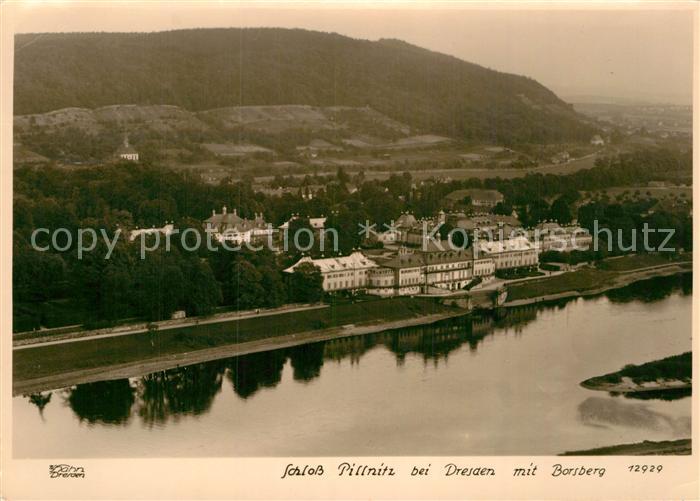 Pillnitz Schloss mit Borsberg