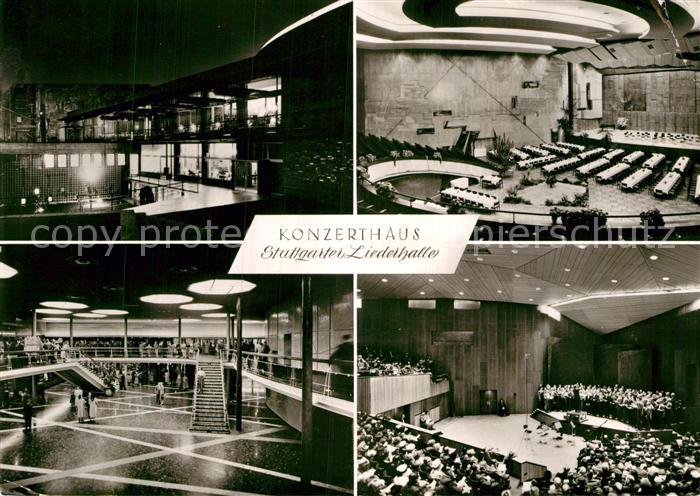 STUTTGART  CITY Konzerthaus Stuttgarter Liederhalle