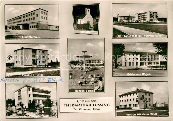 Bad Fuessing Kurmittelhaus Pension Kapelle Tannenhof Gaestehaus Hotel Rundes Bec