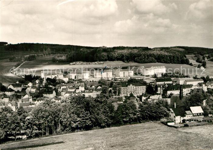 Ehrenfriedersdorf Erzgebirge Stadtmitte mit Neubauten am Steinbueschel