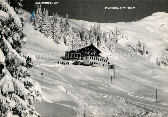 Kitzbuehel Tirol Berghotel Bichlalm Wintersportplatz Alpen