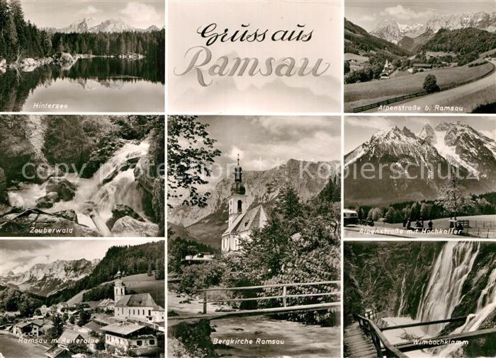 Ramsau Berchtesgaden Hintersee Zauberwald Wasserfall Reiteralpe Bergkirche Alpen