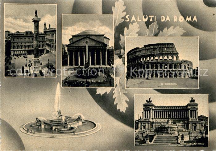 Roma Rom Piazza Colonia Pentheon Colosseo Altare della Patria