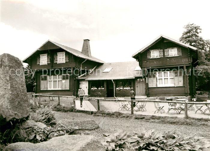 Brotterode Waldschaenke Dreiherrenstein am Grossen Weissenberg am Rennsteig