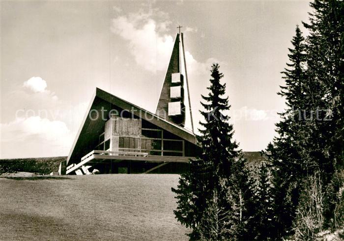 Feldberg Schwarzwald Kirche der Verklaerung Christi Architekt Disse
