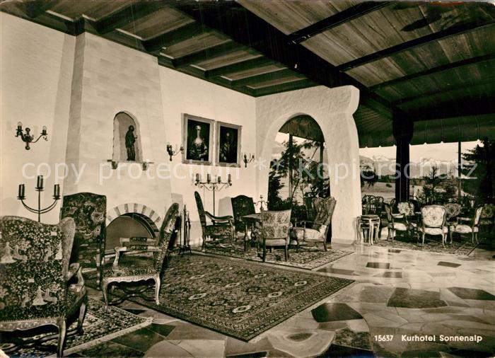 Sonthofen Oberallgaeu Kurhotel Sonnenalp Foyer