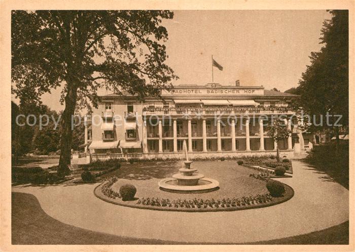 Baden-Baden Badhotel Badischer Hof am Kurpark
