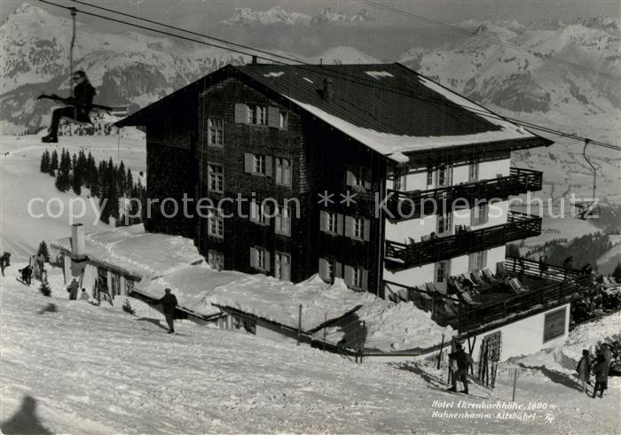 Kitzbuehel Tirol Hotel Ehrenbachhoehe Hahnenkamm Wintersportplatz Alpen