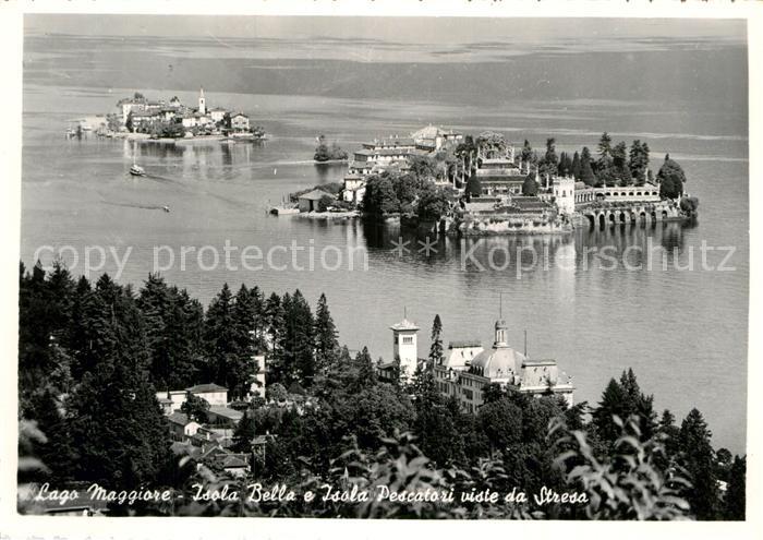Isola Bella Lago Maggiore Isola Pescatori viste da Stresa