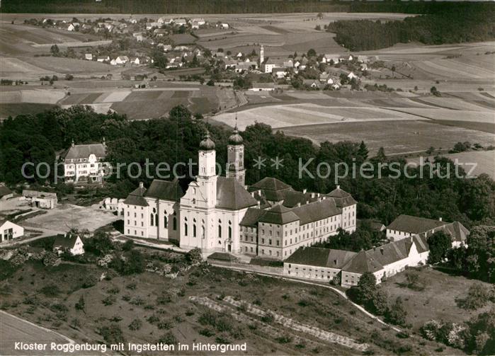 Ingstetten Neu-Ulm Kloster Roggenburg Fliegeraufnahme
