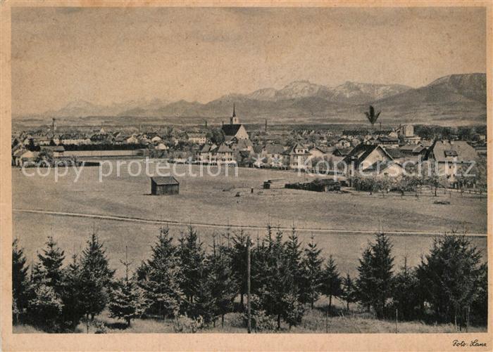 Rosenheim Bayern Panorama mit Kampenwand