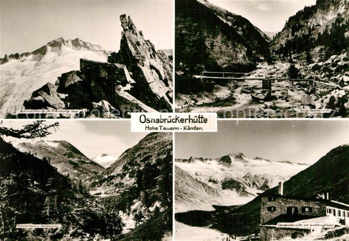 Osnabruecker Huette Gebirgspanorama Hohe Tauern