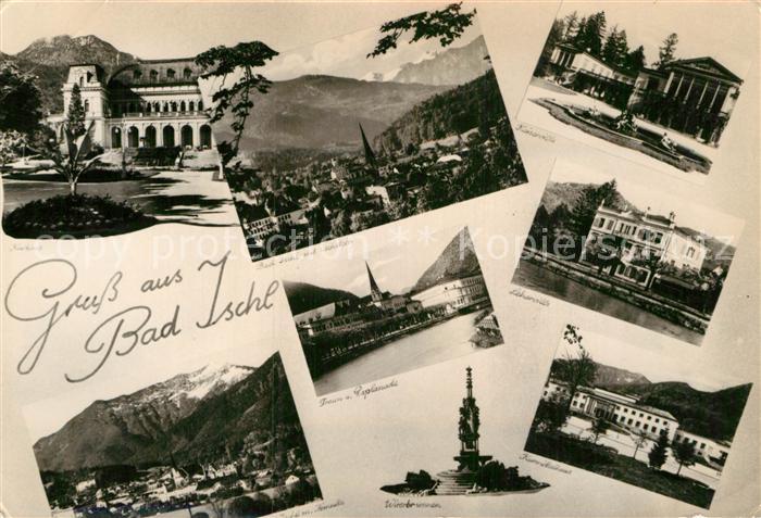 Bad Ischl Salzkammergut Dachsteingebirge Kurhaus Kaiservilla Leharvilla Kurmitte