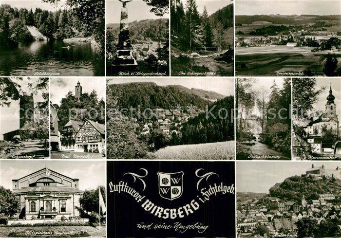 Wirsberg Luftkurort und Umgebung im Fichtelberg