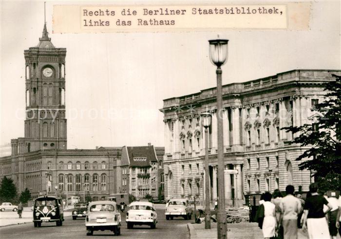 BERLIN CITY Ost Berlin Stadtbibliothek Rathaus