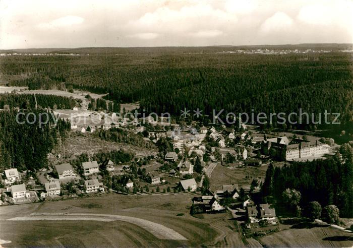 Friedenweiler Luftkurort im Schwarzwald Fliegeraufnahme