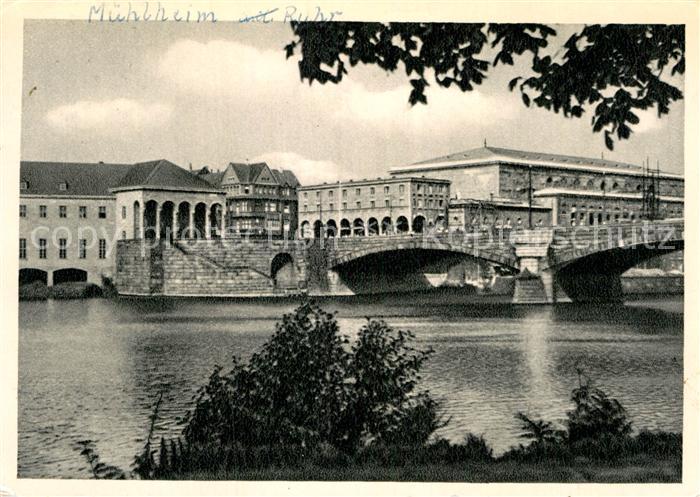 Muelheim Ruhr An der Ruhrbruecke