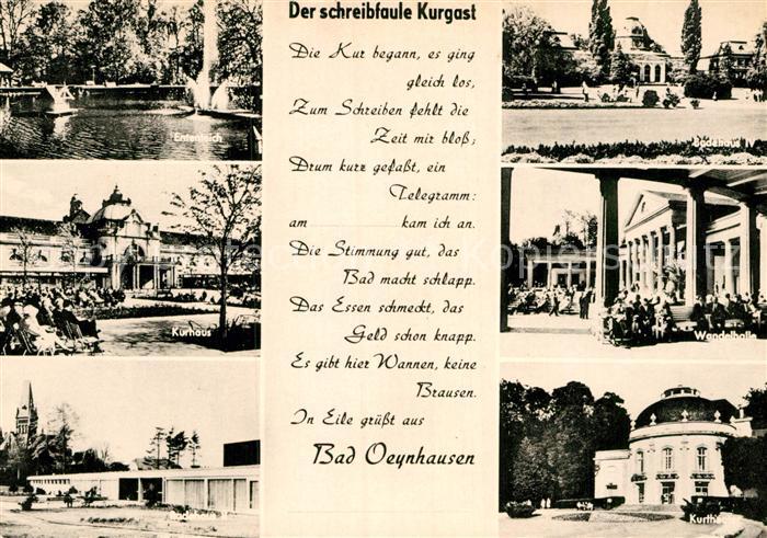 Bad Oeynhausen Ententeich Kurhaus Badehaus Wandelhalle Kurhotel