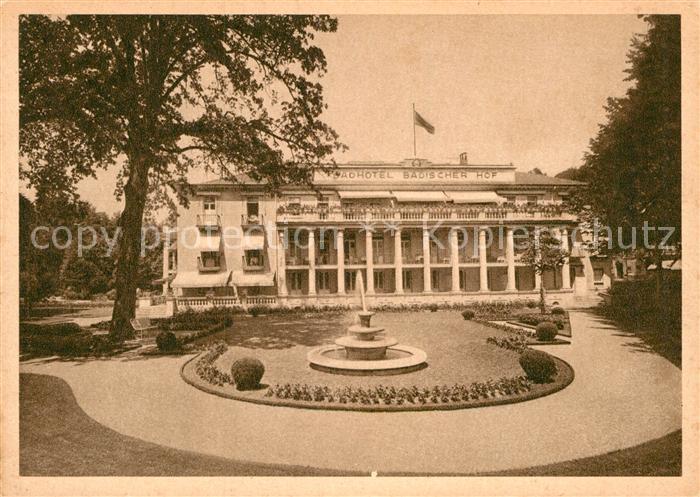 Baden-Baden Badhotel Badischer Hof am Kurpark