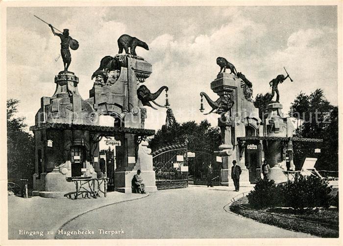 Stellingen Hamburg Eingang zu Hagenbecks Tierpark
