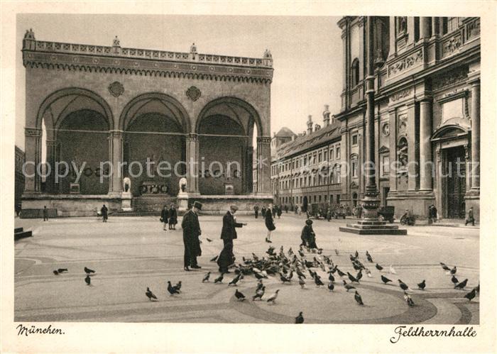 Muenchen Bayern Feldherrnhalle