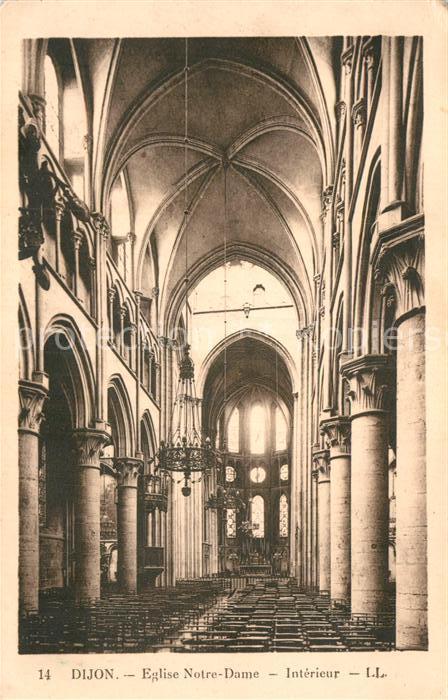Dijon 21 Eglise Notre Dame Interieur