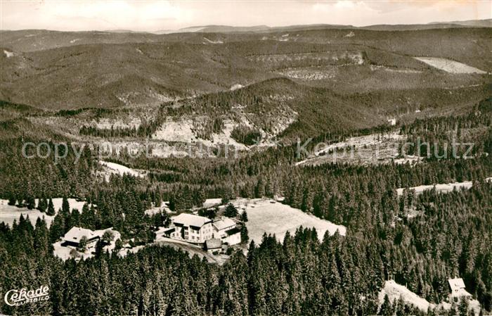 Oppenau Hoehenhotel Zuflucht im Schwarzwald Fliegeraufnahme