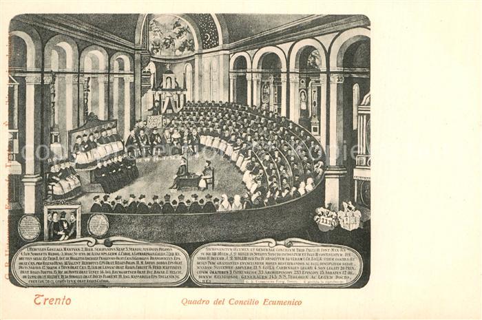 Trento Quadro del Concilio Ecumenico