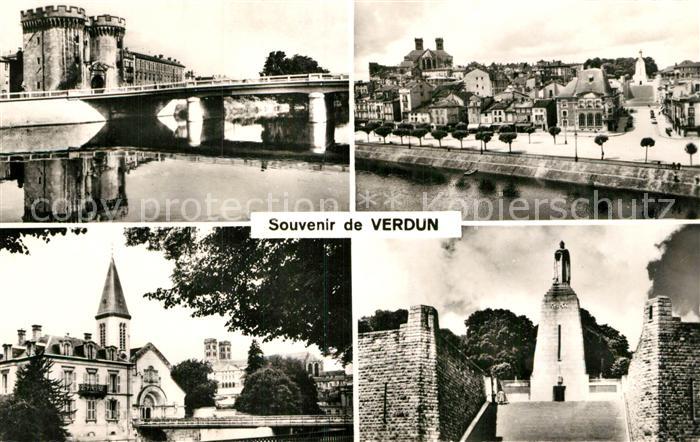 Verdun Meuse Porte Chaussee Les Quais Promenade de la Digue Monument de la Victo