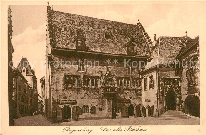 REGENSBURG Bayern Altes Rathaus Historisches Gebaeude
