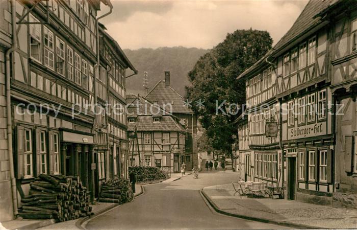 Stolberg Harz Neustadtstrasse Fachwerkhaeuser Luftkurort