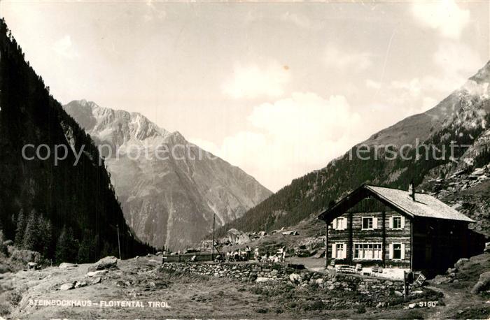 Ginzling Steinbockhaus im Floitental Alpen