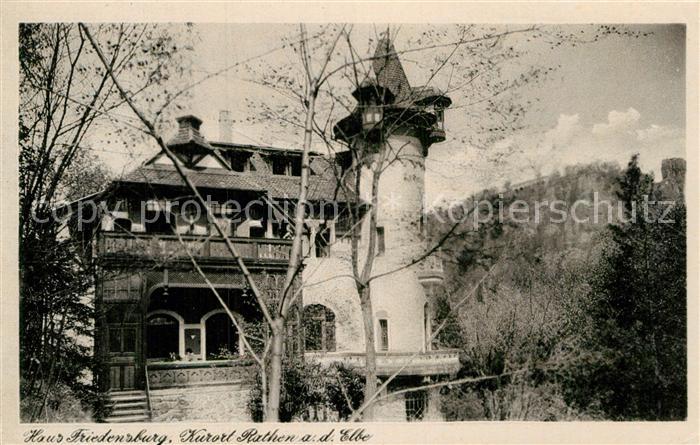 Rathen Saechsische Schweiz Haus Friedensburg Erholungsheim