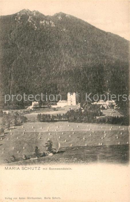 Maria Schutz Niederoesterreich mit Sonnwendstein Semmeringgebiet