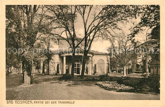 Bad Kissingen Partie bei der Trinkhalle