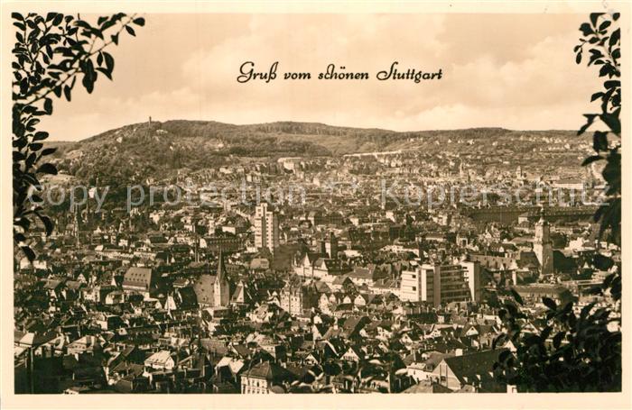 STUTTGART  CITY Stadtpanorama