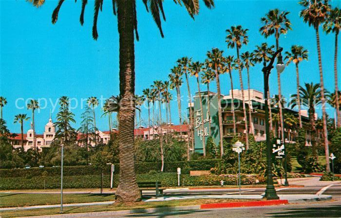 Beverly Hills California Beverly Hills Hotel Palm Trees Will Rogers Park