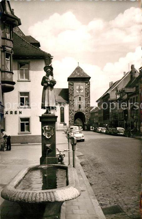 Villingen-Schwenningen Bickentor Brunnen Kurort Schwarzwald