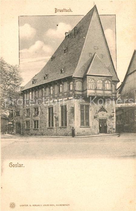 Goslar Brusttuch Fachwerkhaus Historisches Gebaeude