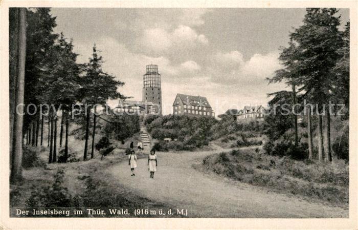 Grosser Inselsberg Berghotel Aussichtsturm Thueringer Wald